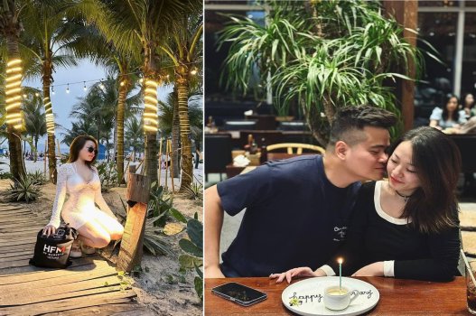 sex gái xinh lộ hàng Cô bé quàng khăn với cặp vú cực phẩm